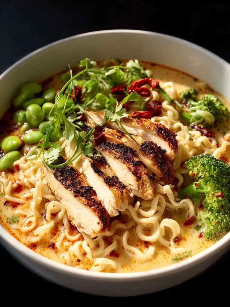 Creamy Marry Me Chicken Ramen: A Romantic Dinner Delight First Image