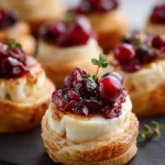 Cranberry Brie Bites Recipe First Image