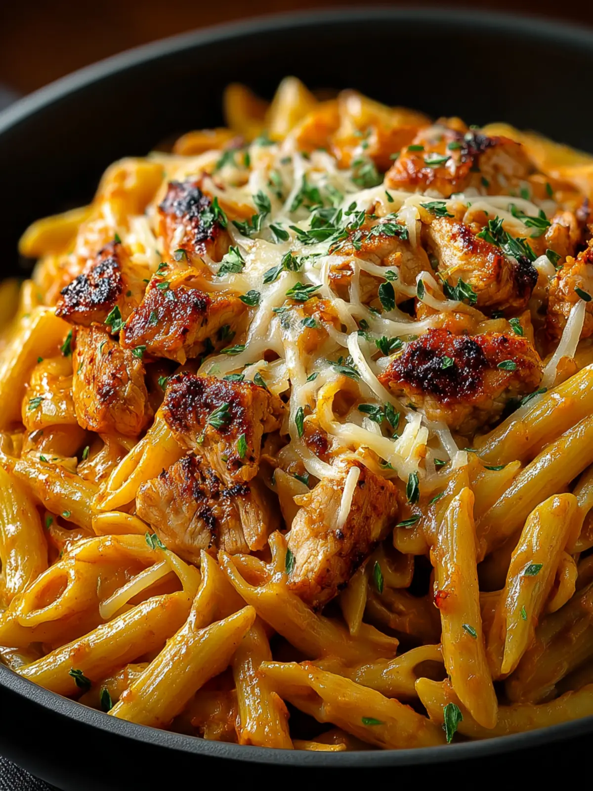 Bold Cajun BBQ Chicken Pasta: A Flavor Party Awaits! First Image