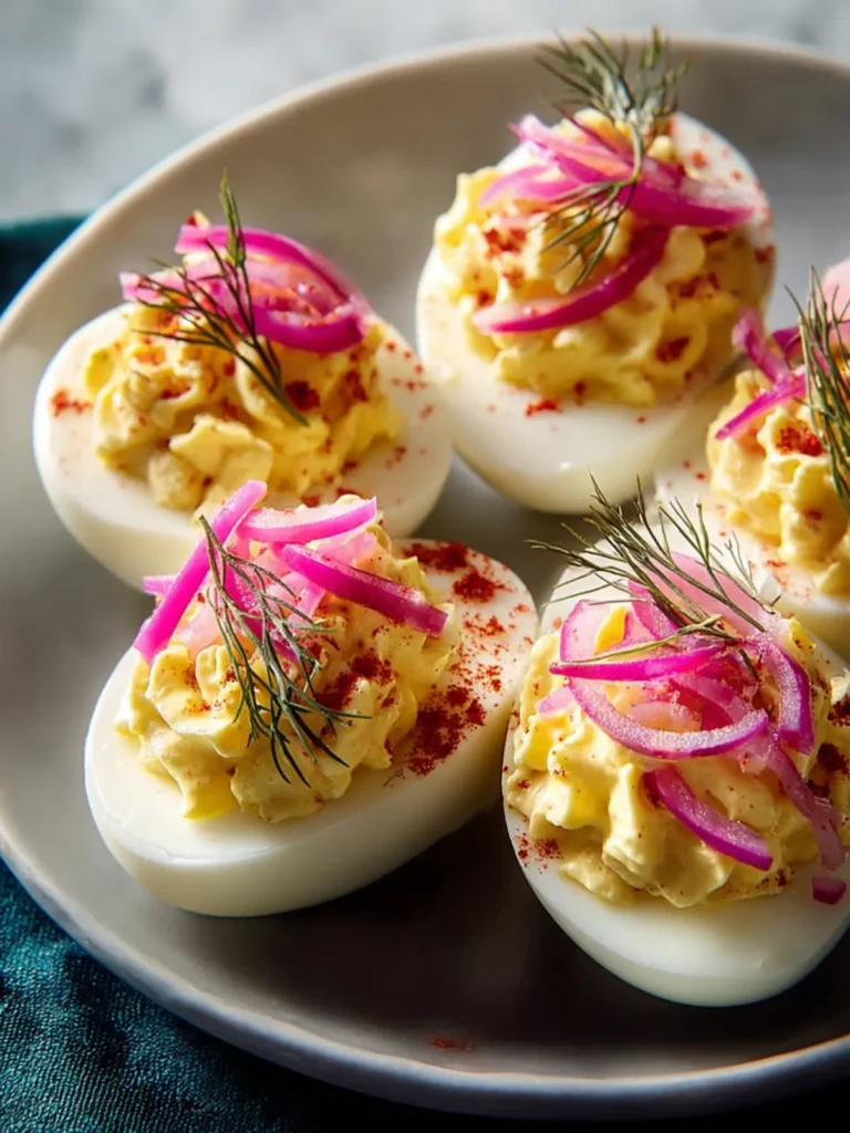 Tangy Deviled Eggs: A Bold Upgrade to a Classic Appetizer First Image