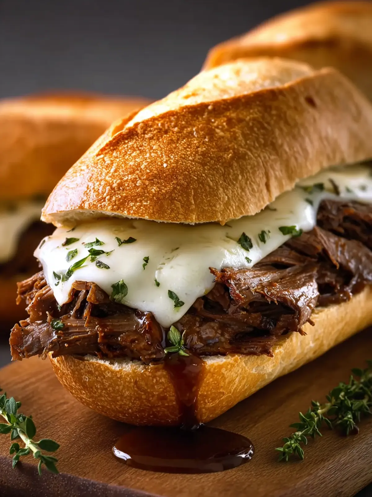 Crockpot French Dip Sandwiches First Image
