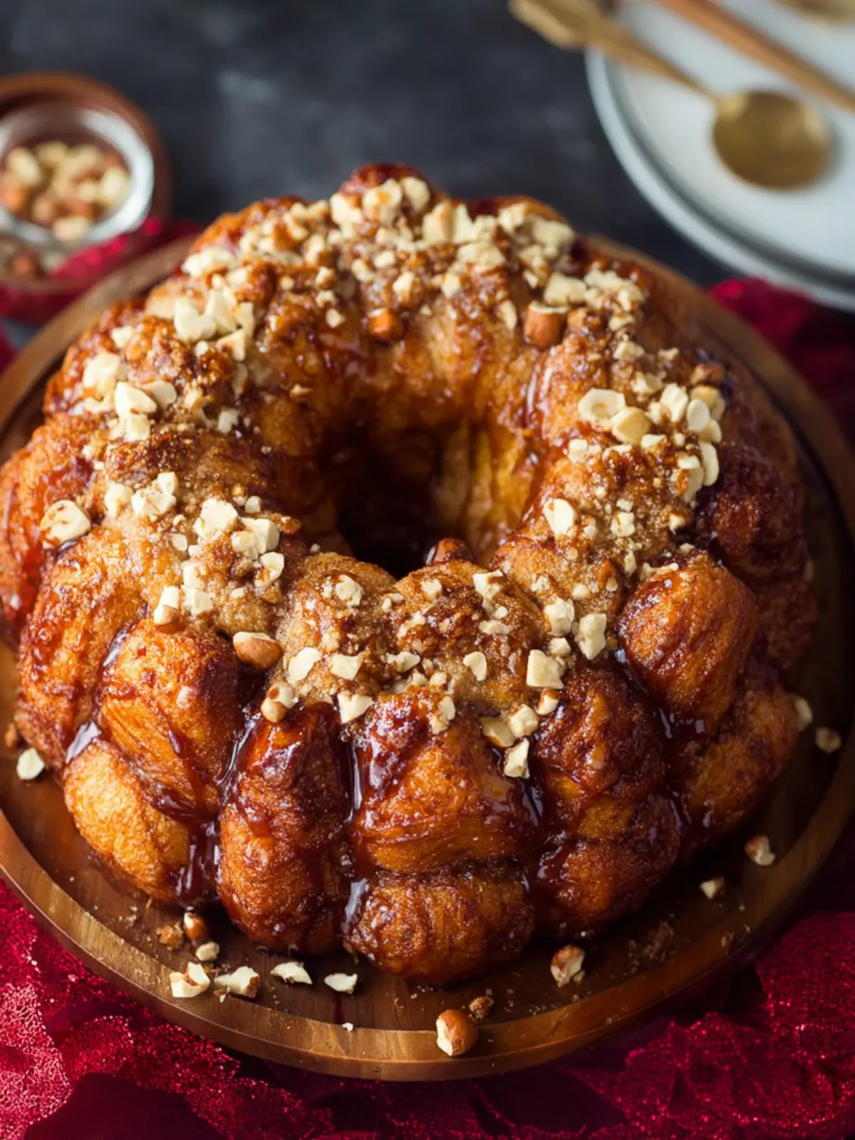 Homemade Hazelnut Monkey Bread First Image