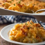 Easy Crockpot Cheesy Potatoes Casserole First Image