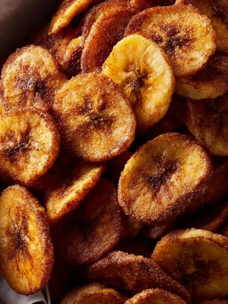 Air Fryer Cinnamon Banana Chips First Image