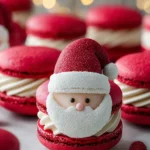 Delightful Santa Claus Macarons to Sweeten Your Christmas First Image