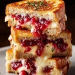 Cranberry Brie Grilled Cheese: A Gourmet Twist on a Classic Comfort Food First Image
