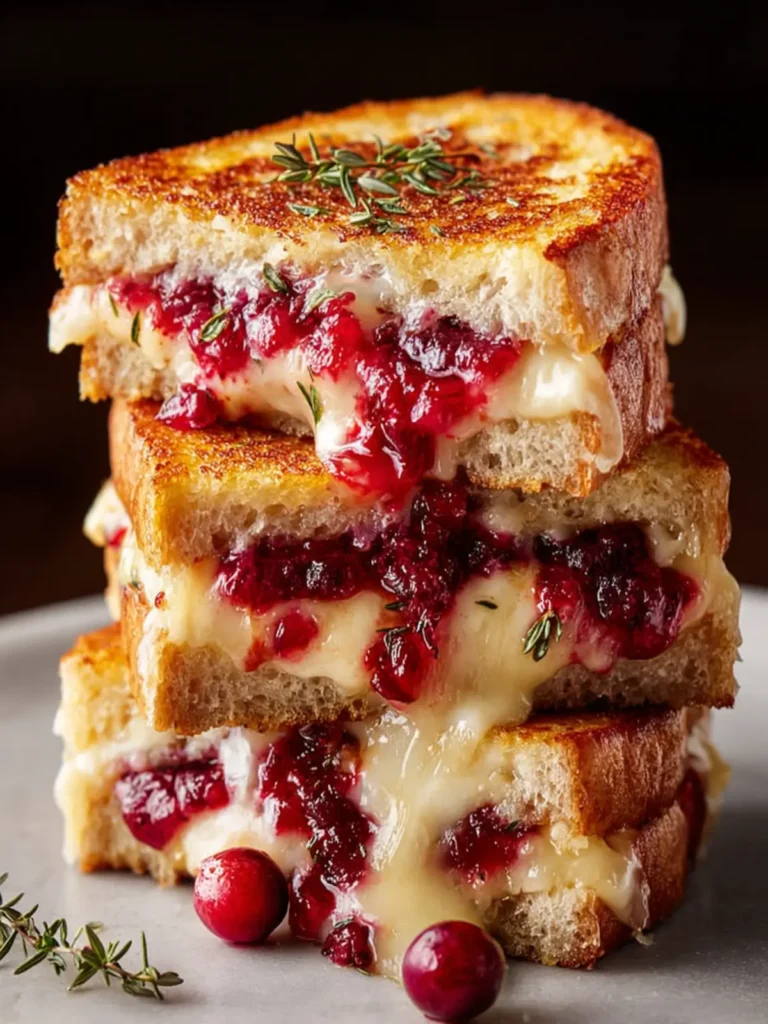 Cranberry Brie Grilled Cheese: A Gourmet Twist on a Classic Comfort Food First Image