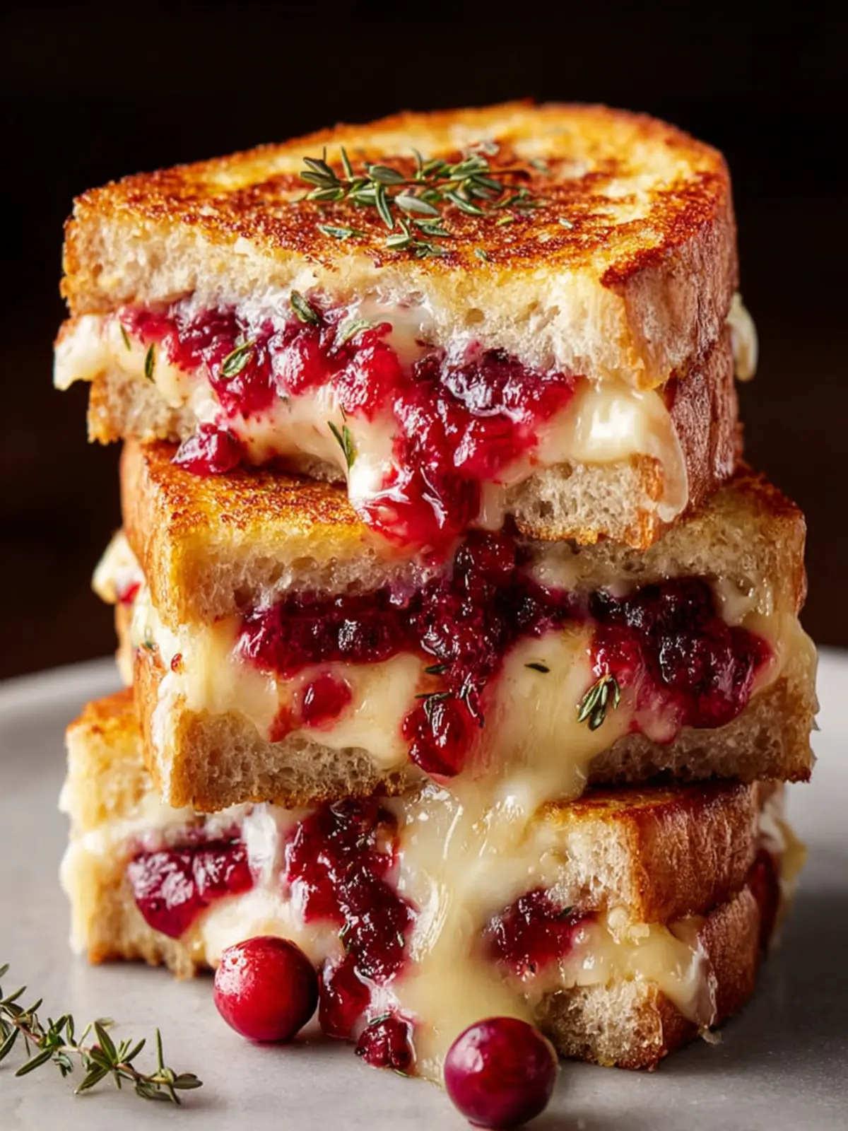 Cranberry Brie Grilled Cheese: A Gourmet Twist on a Classic Comfort Food First Image