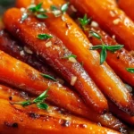 Irresistible Roasted Carrots with Maple and Thyme Recipe First Image