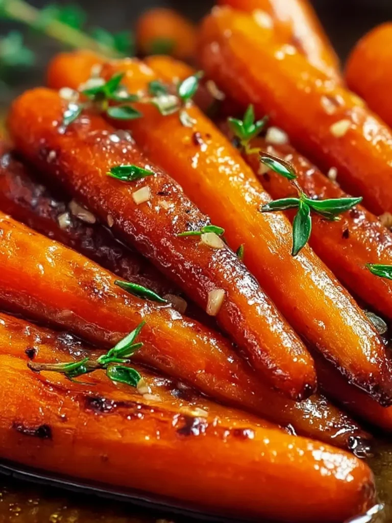 Irresistible Roasted Carrots with Maple and Thyme Recipe First Image