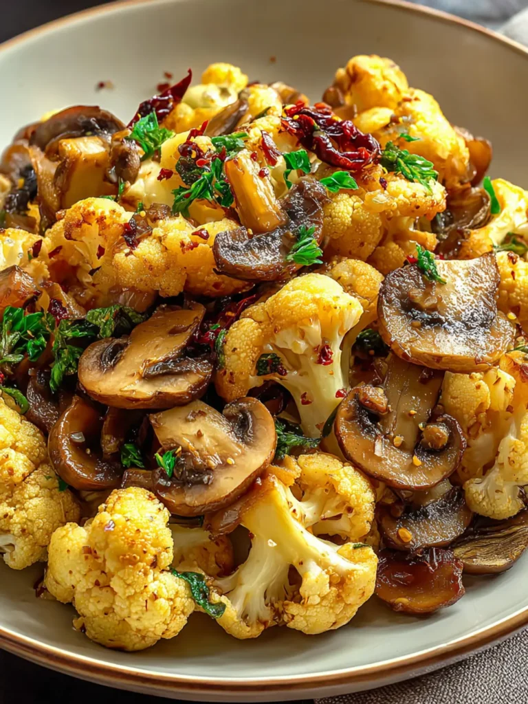 Delicious Cauliflower and Mushroom Stir-Fry Recipe First Image