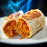 Frozen Burrito in Air Fryer First Image