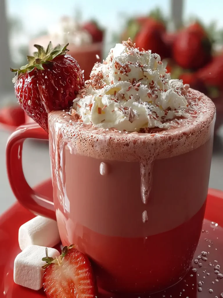 Strawberry Hot Chocolate First Image
