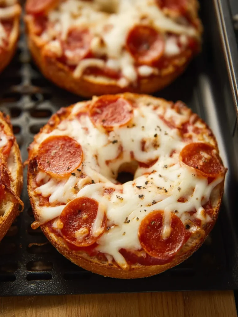 Air Fryer Pizza Bagels First Image