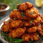 Chicken Pakora Recipe (Crispy Indian Fried Chicken Fritters) First Image