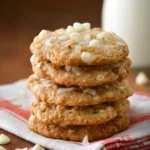 Cinnamon, White Chocolate, and Coconut Oatmeal Cookies First Image