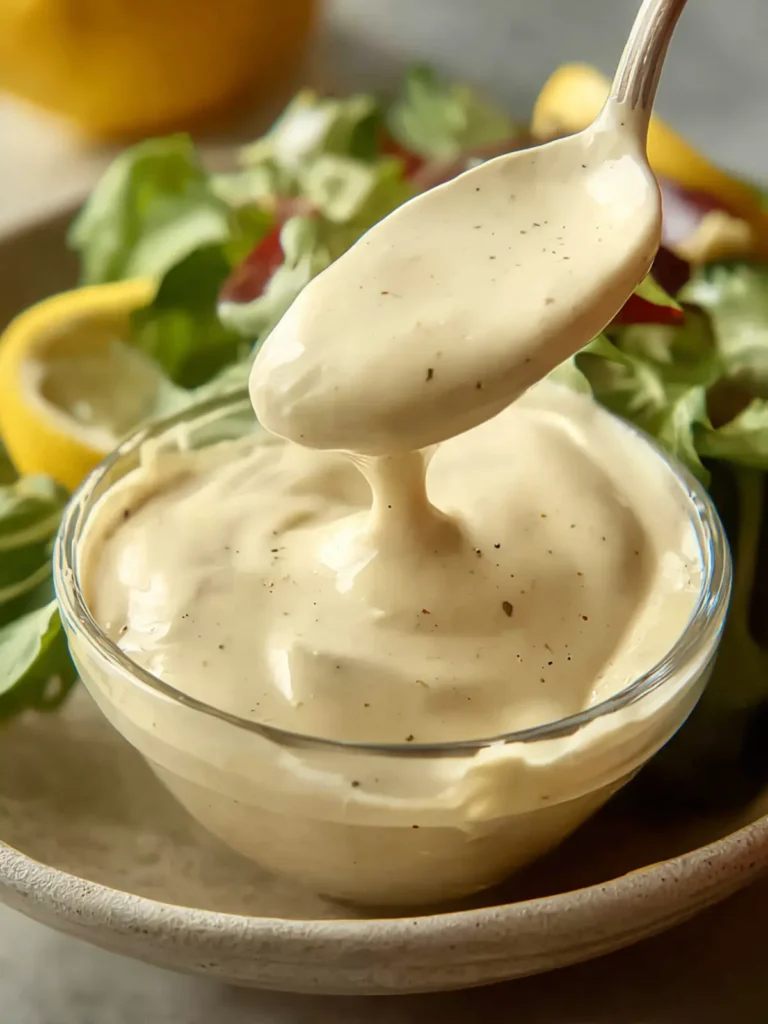 Creamy Lemon Tahini Dressing with Maple and Garlic First Image