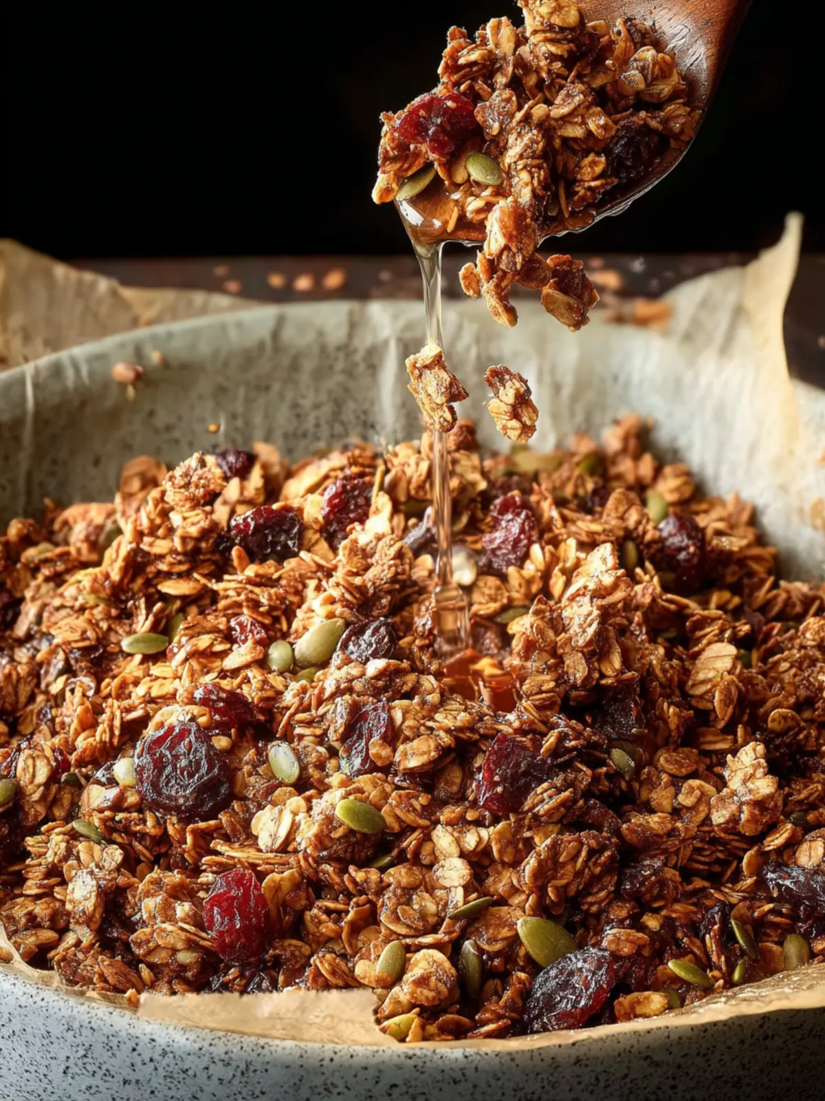 Easy Homemade Hemp Granola Recipe with Oats and Honey First Image