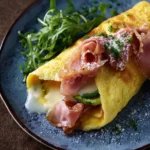 French Omelette with Prosciutto & Cheese First Image