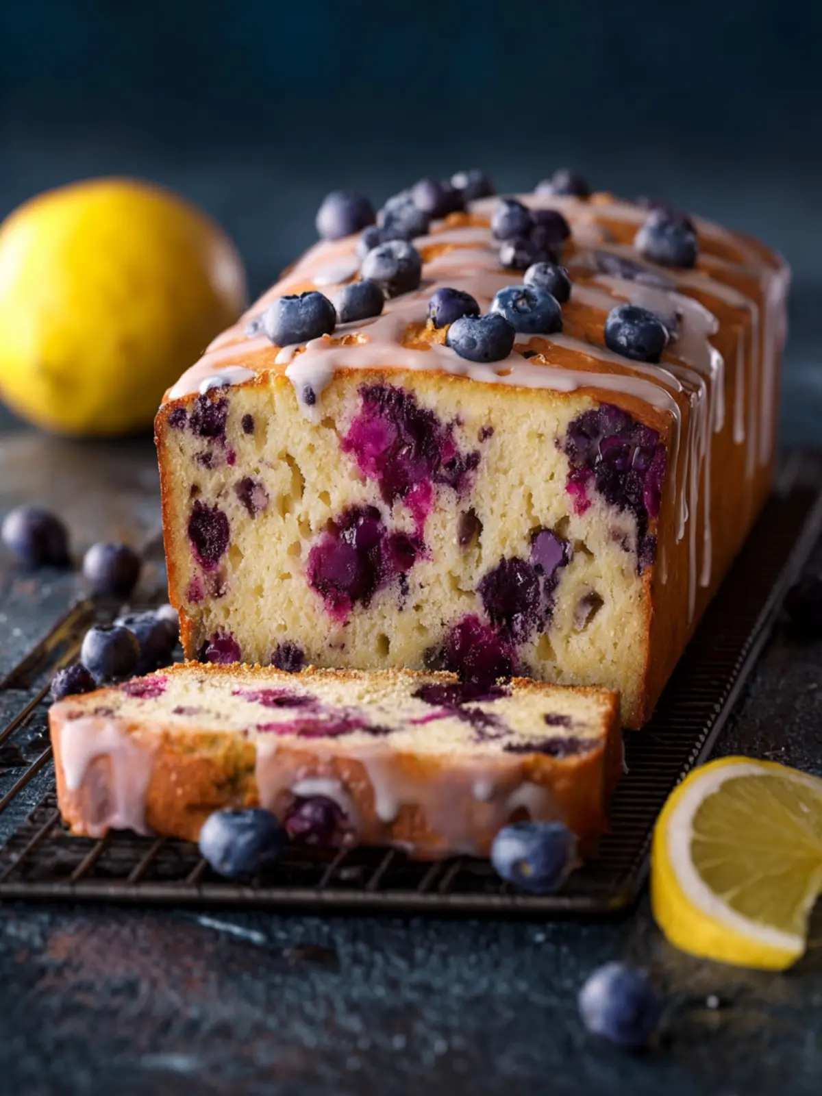 Lemon Blueberry Bread First Image