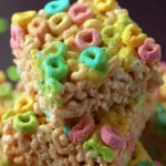 Lucky Charms Rice Krispie Treats (Soft & Gooey!) First Image