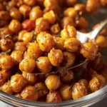 Mediterranean Roasted Chickpeas, Easy Crispy Snack First Image