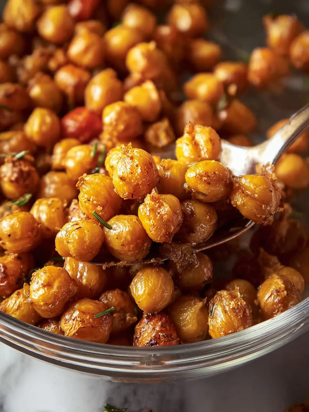 Mediterranean Roasted Chickpeas, Easy Crispy Snack First Image