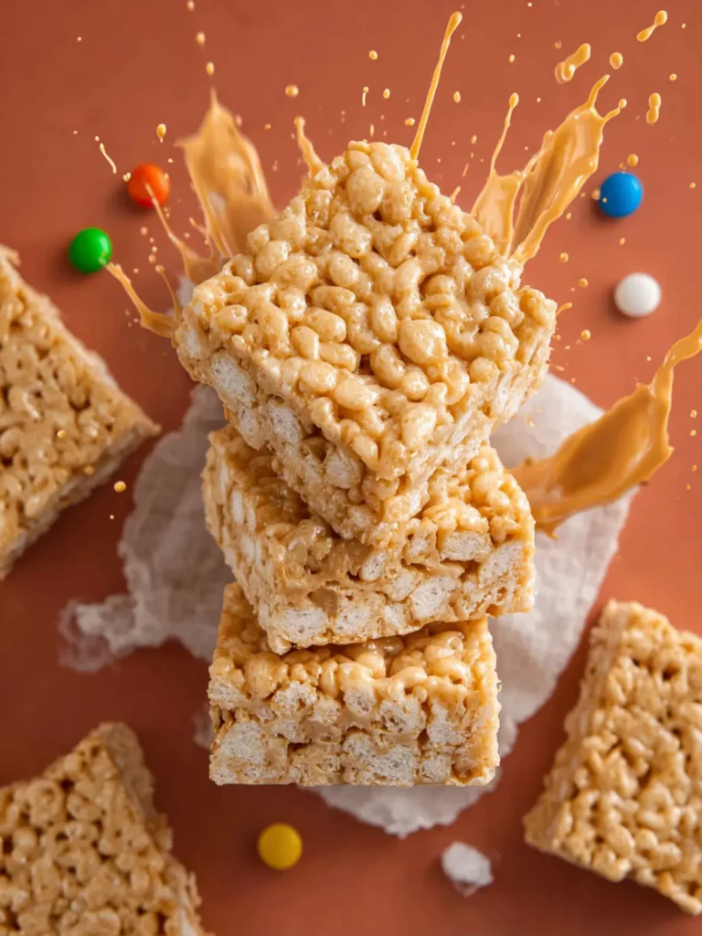 Peanut Butter Rice Krispie Treats First Image
