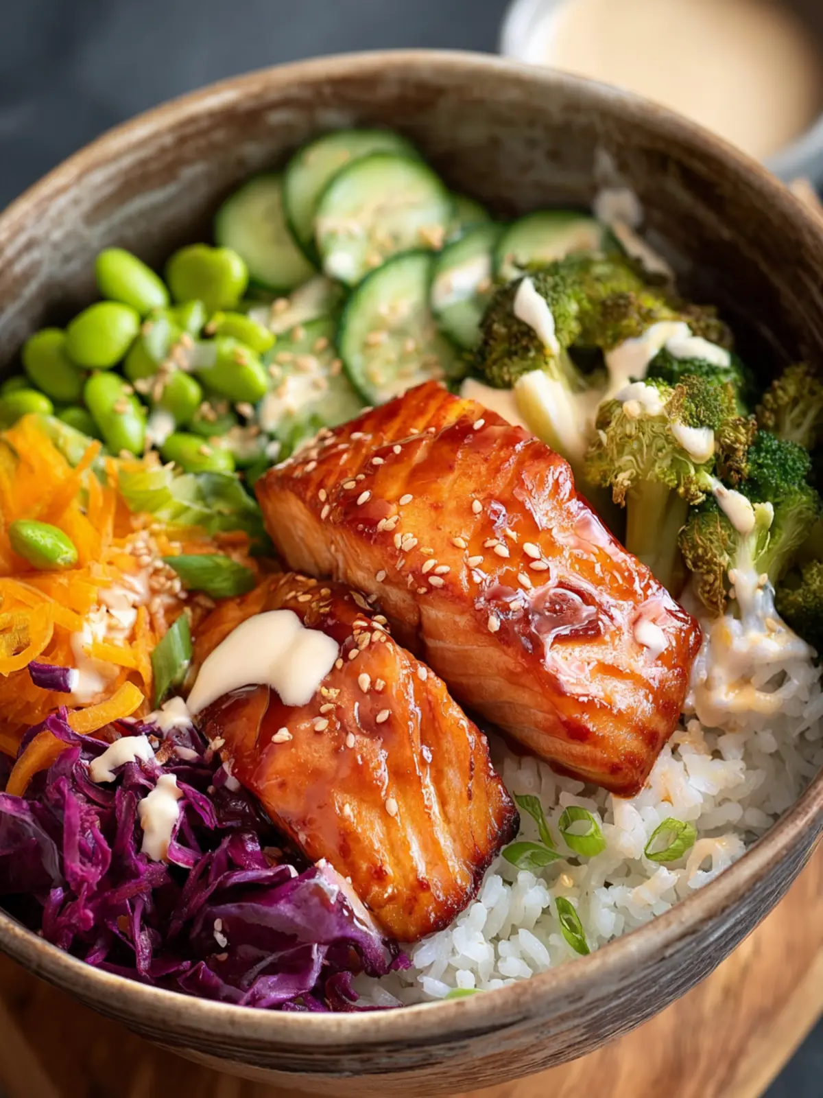Teriyaki Salmon Bowls First Image