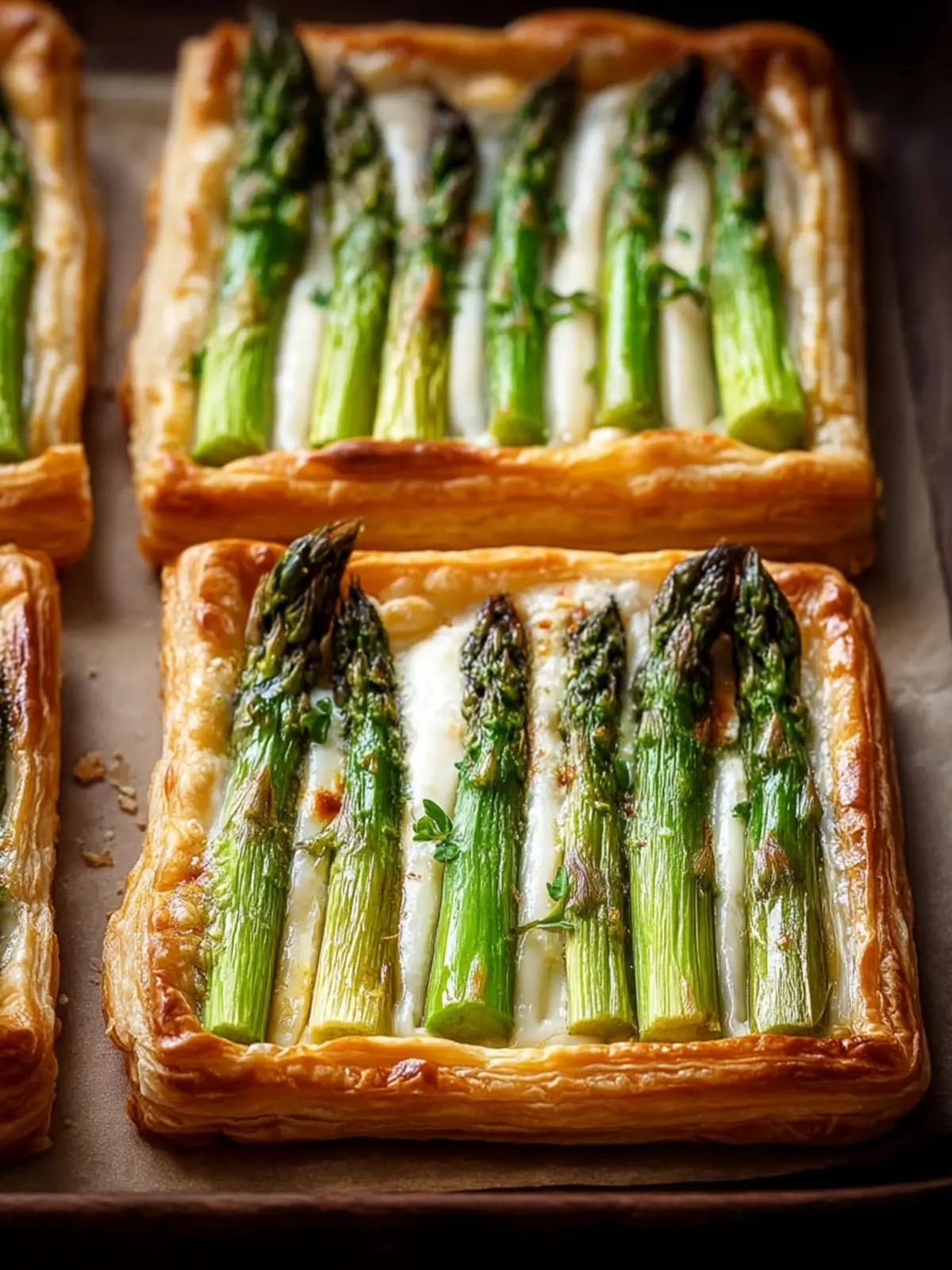 Asparagus Puff Pastry Tart First Image
