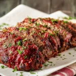 Beef and Sausage Italian Meatloaf First Image