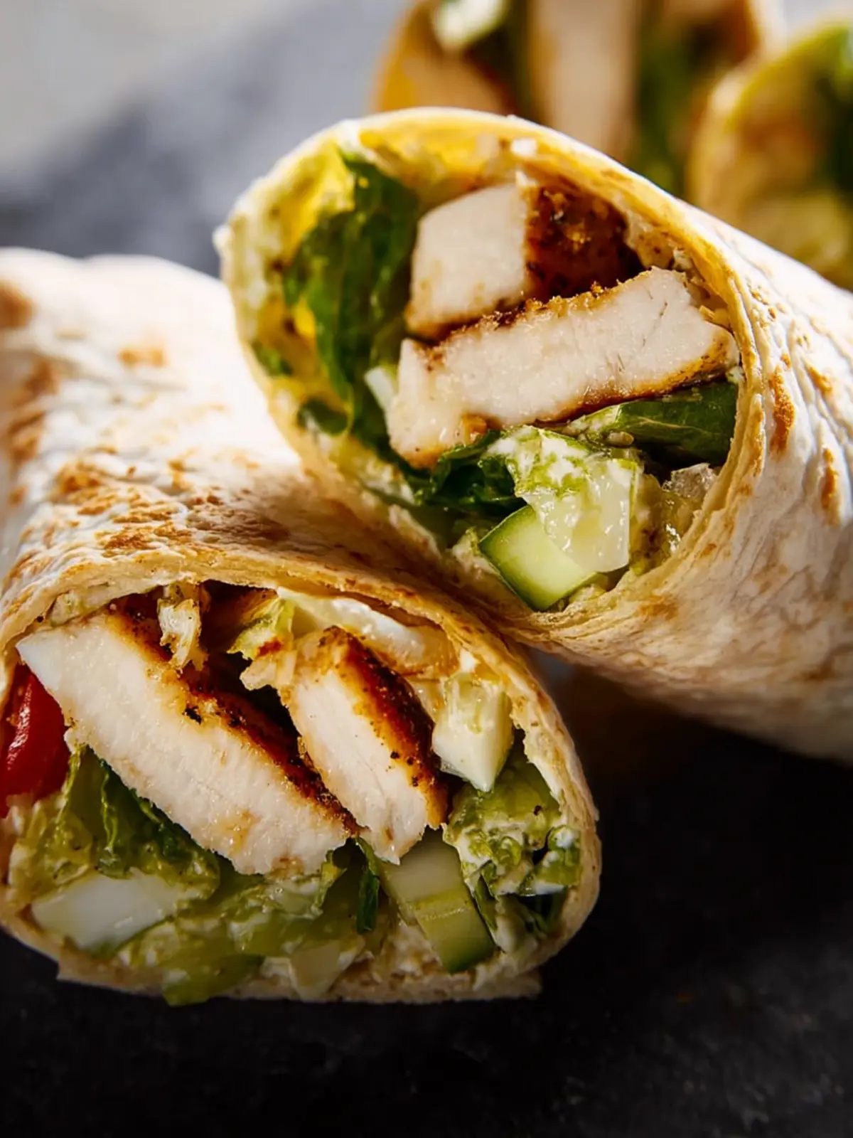 Chicken Caesar Wraps First Image