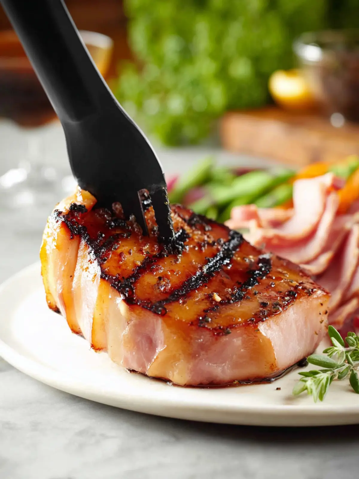 Grilled Ham Steak First Image