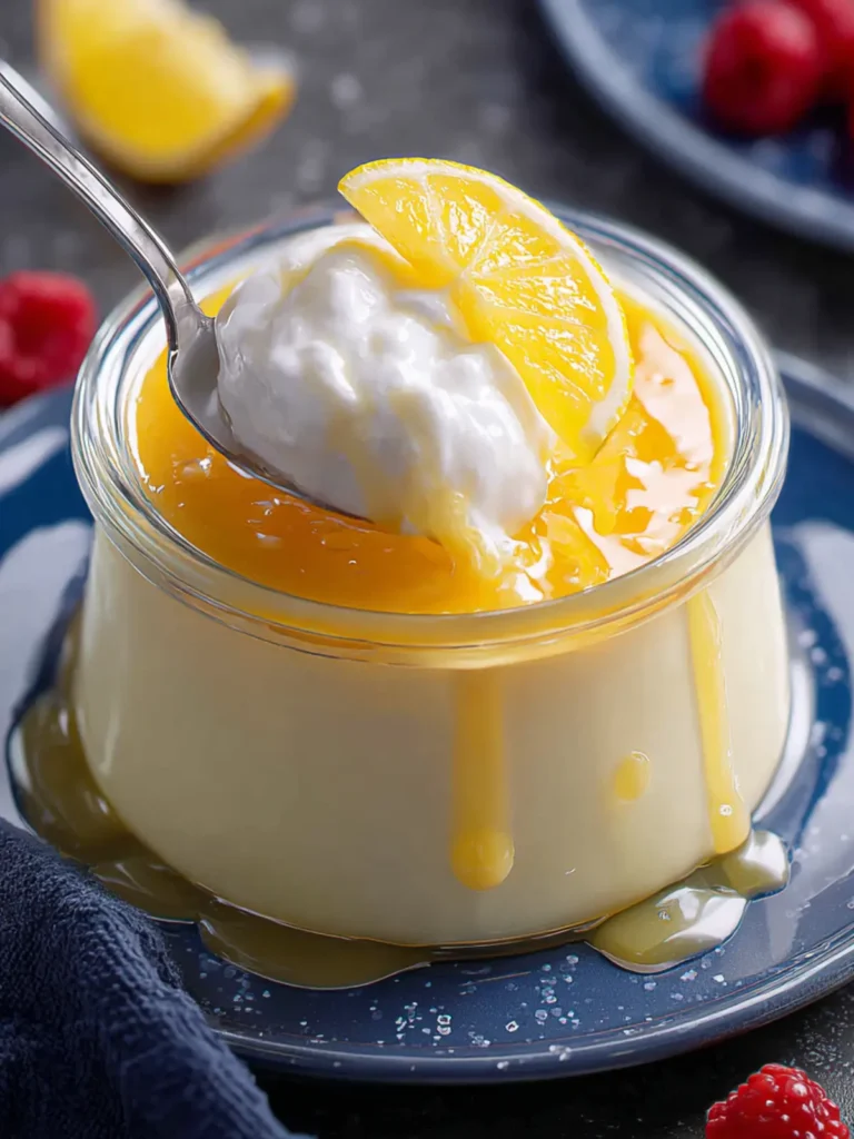 Lemon Pudding Recipe – 3 Ingredients! First Image