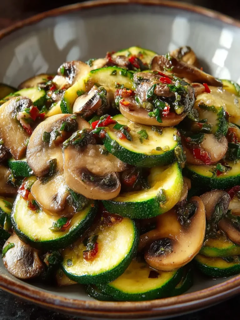 Zucchini Mushroom Saute First Image
