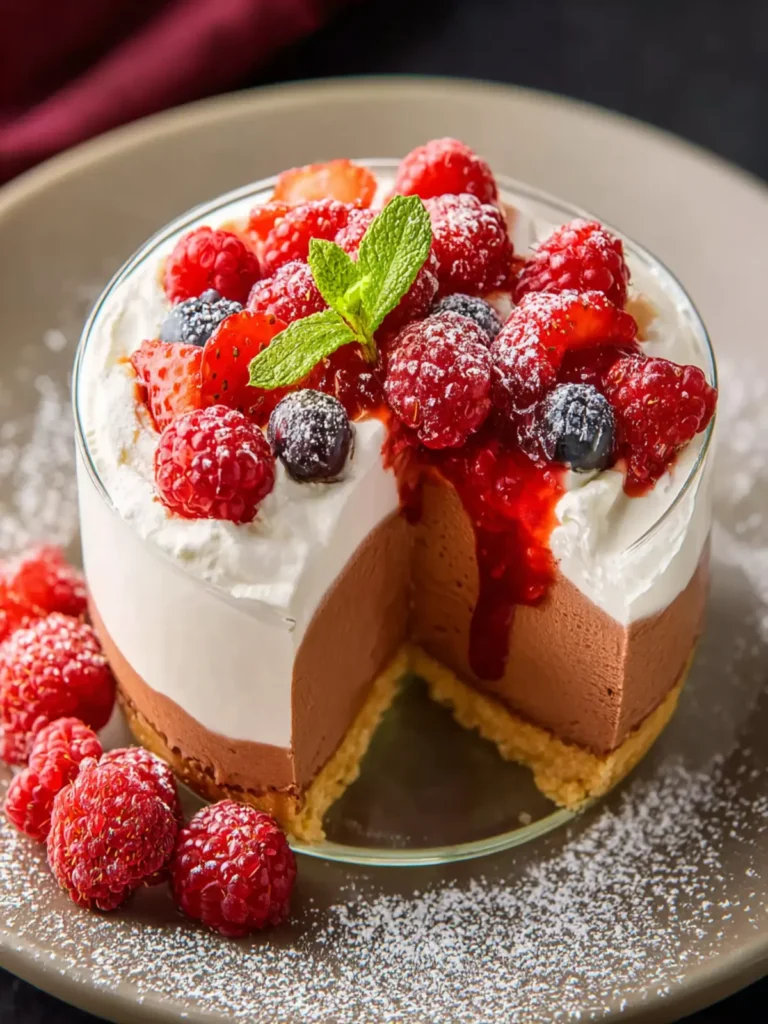 sugar free desserts for diabetics: Creamy Chocolate Mousse First Image