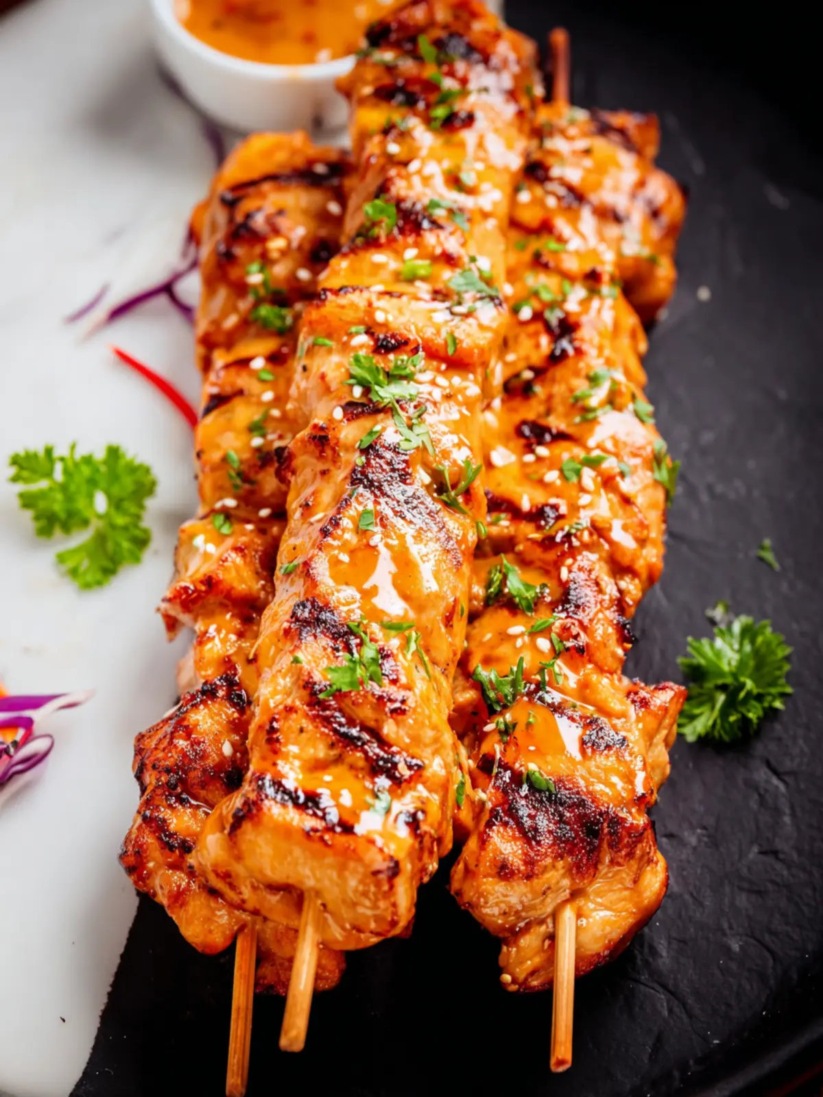 Air Fryer Bang Bang Chicken Skewers First Image