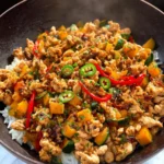Asian Ground Chicken Stir Fry First Image