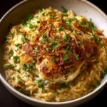 French Onion Chicken Orzo First Image