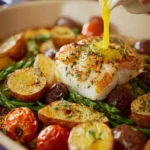 Mediterranean Cod Potatoes First Image