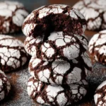 chocolate crinkle cookies First Image