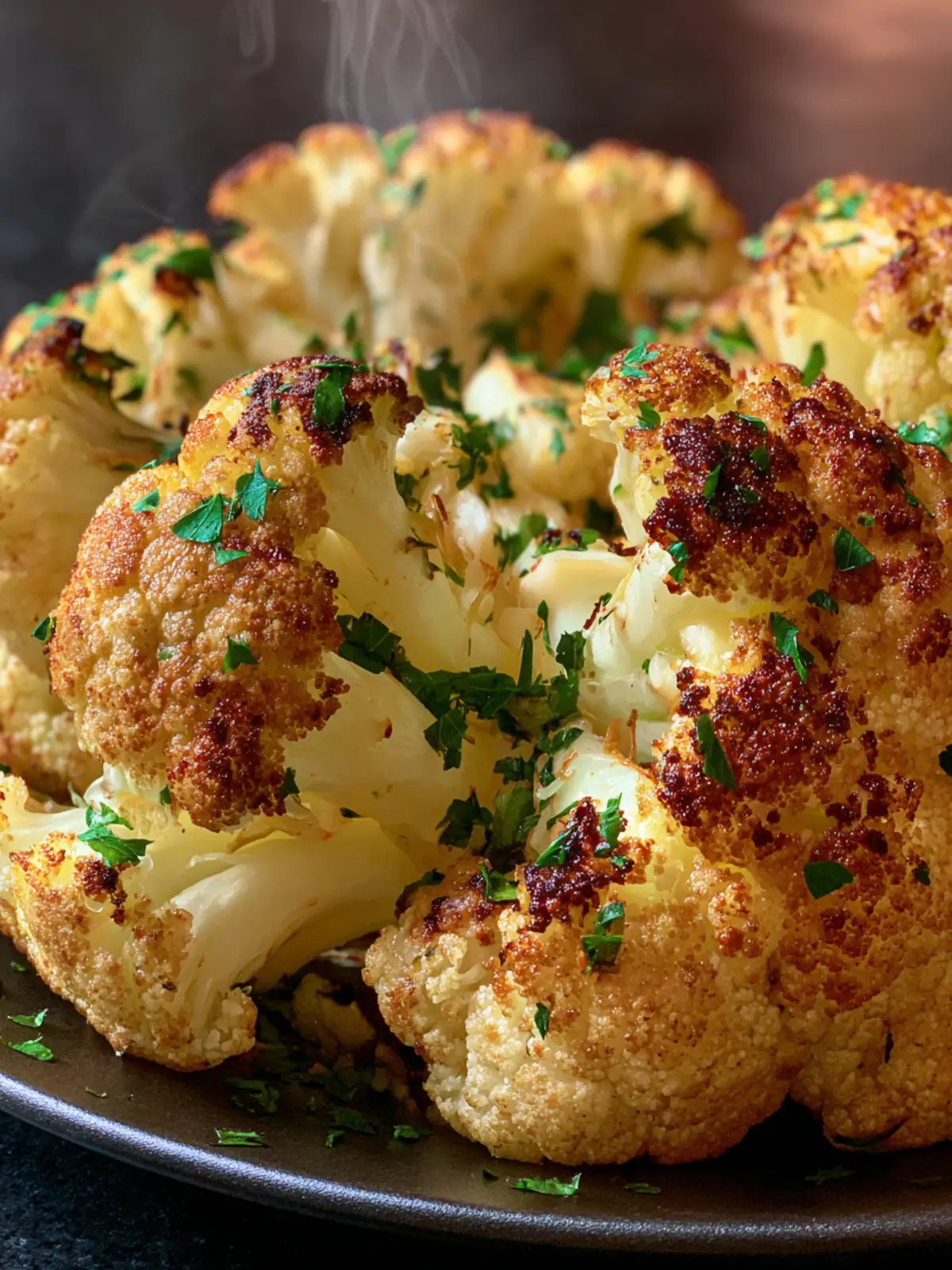 garlic butter roasted cauliflower First Image